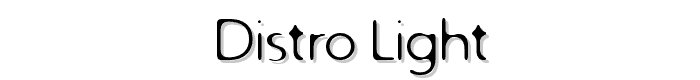 Distro Light font